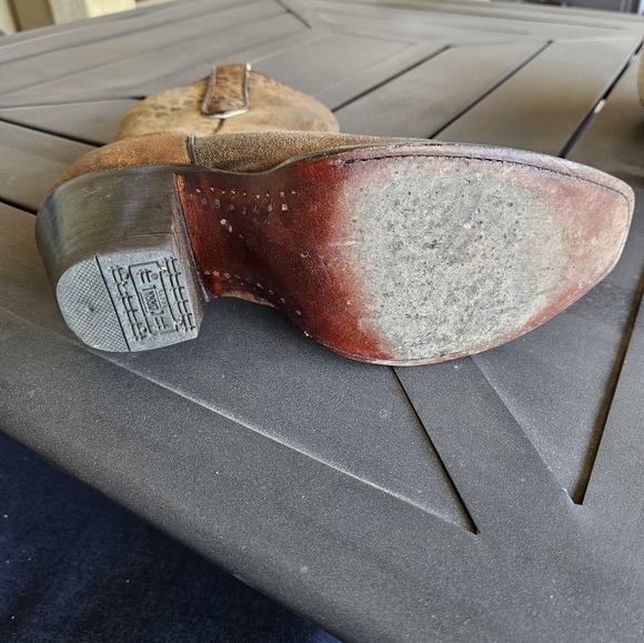 Corral A2867 Chettah Print Cowboy Boots - Picture 3 of 5